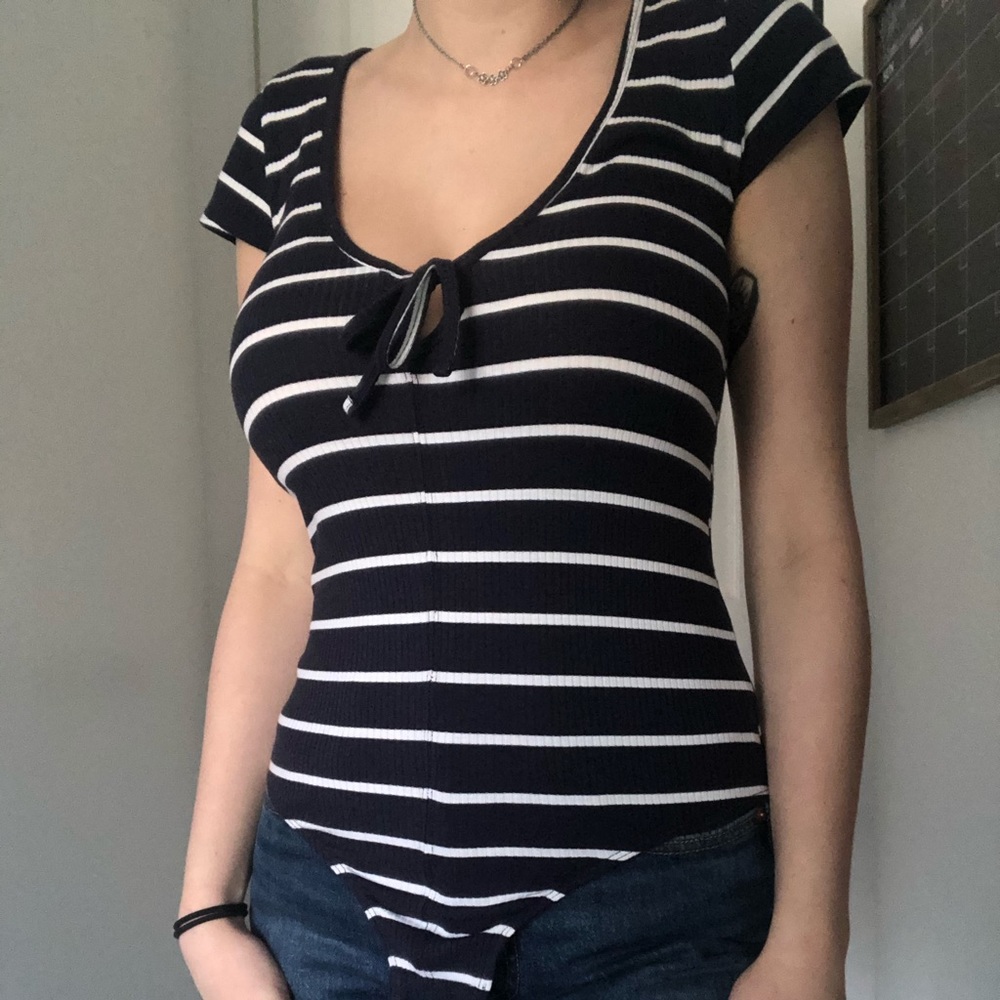 Striped Bodysuit